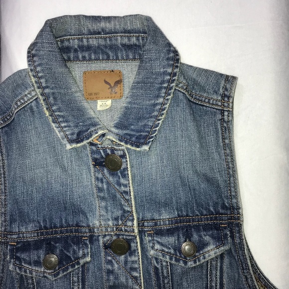 American Eagle Outfitters Jackets & Blazers - 🛍 American Eagle Denim Vest